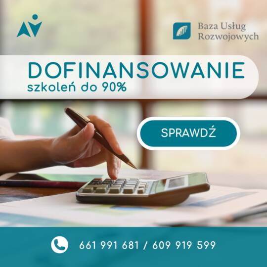 DOFINASOWANIE do szkoleń